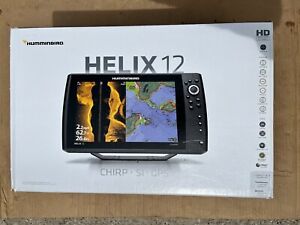 Humminbird Helix 12 Chirp SI GPS GN1 With Side Scan Trolling Motor Transducer