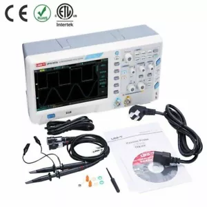 UNI-T UPO2102CS Oscilloscopio digitale ultra fosforo 2 canali 100 MHz 1Gs/s U - Foto 1 di 5
