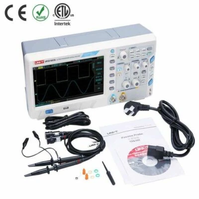 UNI-T UPO2102CS Ultra Phosphor Digital Oscilloscope 2 Channels 100MHz 1Gs/s U - Image 1 of 4