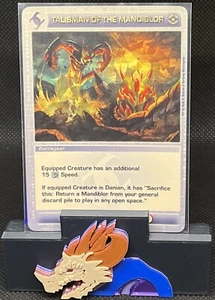 LP Chaotic Talisman of the Mandiblor Premium Foil Dawn of Perim Battlegear - Imagen 1 de 3