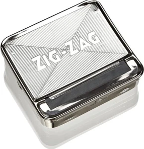 NEW Zig-Zag Tobacco Rolling Tin Automatic Slim Machine Original UK STOCK - Picture 1 of 5