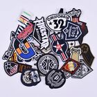 30Pcs Mixed Style Patches Iron On Embroidered Applique Clothing Craft Appliques