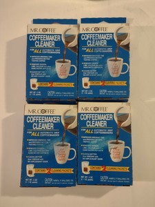 Mr. Coffee Coffee Maker Cleaner ~ 4 Boxes
