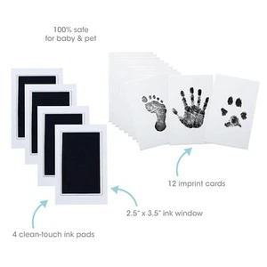 Clean-Touch Ink Pad kit Footprints Of Pets ink Cat Paw Prints Dog Paw Prints US - Picture 1 of 22