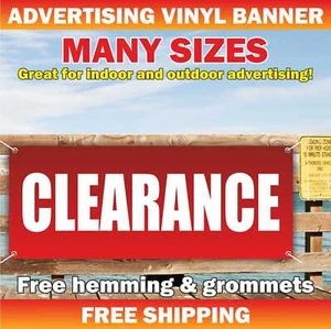 CLEARANCE SALE Advertising Banner Vinyl Mesh Sign discount retail 30 40 50 % off - Picture 1 of 5