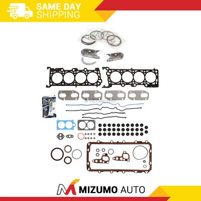 Juego completo de juntas cojinetes anillos aptos para Lincoln Ford Mercury 98-04 4,6 L DOHC Foto 1 de 4