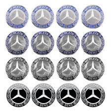 Für Mercedes Benz 4x 75mm Nabendeckel Emblem Felgenabdeckel Radkappen Abzeichen