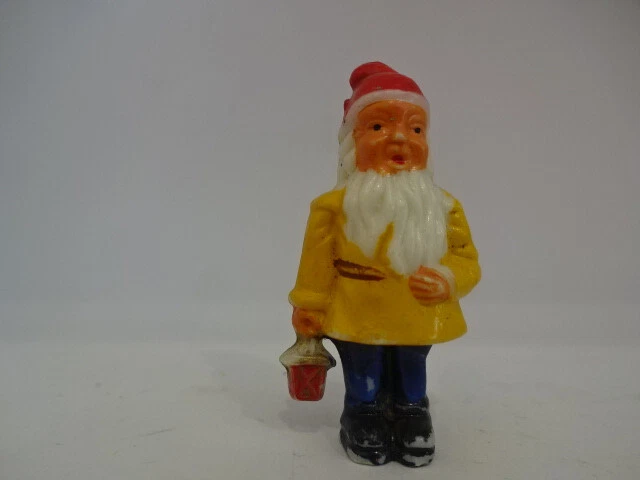 Altfigur 70er Jahre - Sieben Zwerge - Brummbär mit Laterne - Hong Kong Kennung - - Bild 1 von 1