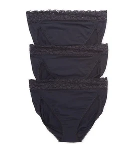 Vanity Fair 13383 Flattering Lace Hi Cut Brief Panty - 3 Pack - Picture 1 of 3