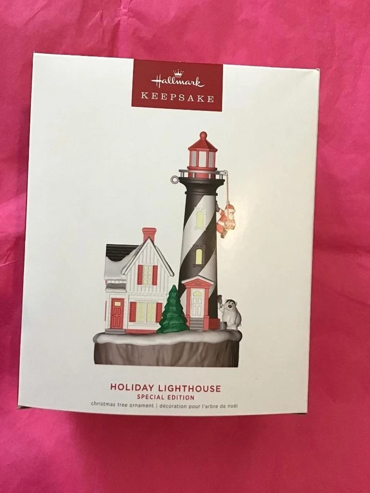 Hallmark Keepsake Ornament 2022 Holiday Lighthouse New special edition magic - Image 1 of 1