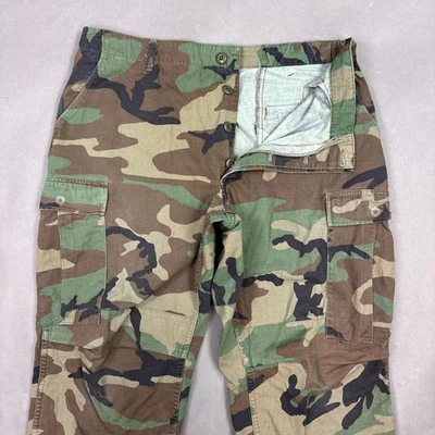 Vintage Military Cargo Pants Men 36x30 Camo 80s Baggy Army Made USA Large Short - Image 1 of 4