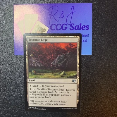 MTG - Tectonic Edge - Commander 2014 - Near Mint - Image 1 of 2
