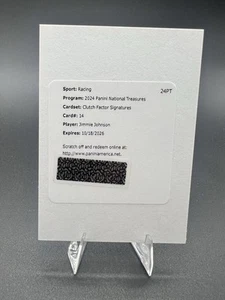 2024 National Treasures NASCAR - Jimmie Johnson Clutch Factor Auto *Redemption* - Picture 1 of 2