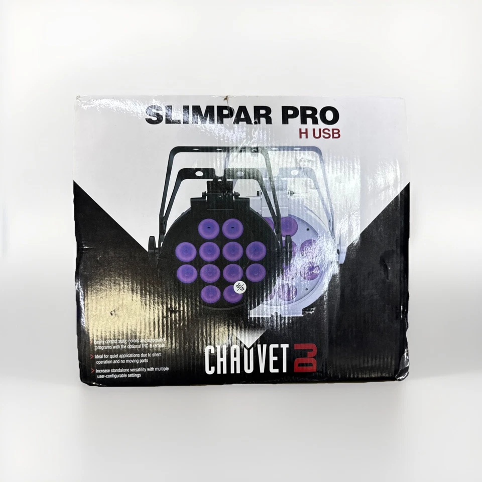 CHAUVET DJ SlimPAR PRO H USB White Housing, (SLIMPAR Pro H USB BLACK - Image 1 of 1