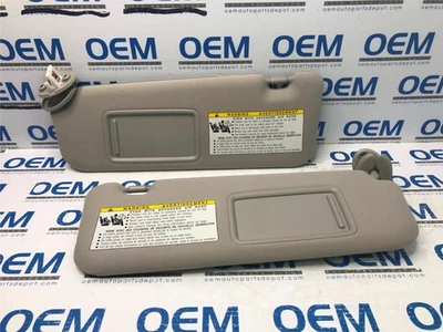 10 11 LEXUS ES350 driver/passenger side sunvisor sun visor set gray OEM - Image 1 of 4