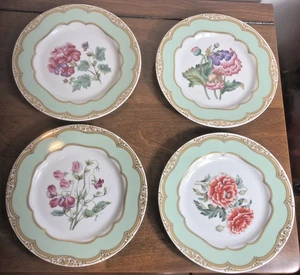 Set of 4 Winterthur Andrea by Sadek 8" dessert plates (pattern for Pres. Polk) - Picture 1 of 7