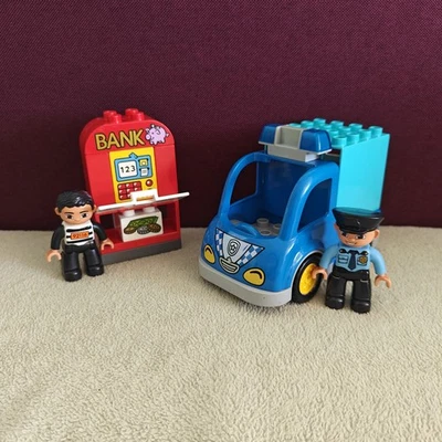 Lego Duplo 10809 - La Patrouille de Police - Complet Voleur banque Camion Car - Photo 1/4
