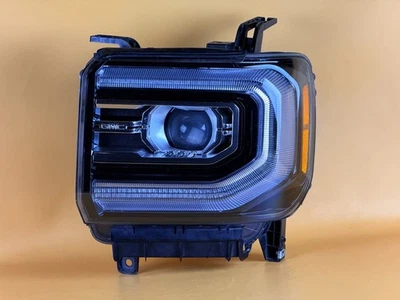 Как новый! Полностью светодиодная левая фара для GMC Sierra 1500 2016–2018 годов от оригинального производителя 16 17 18 - Изображение 1 из 4