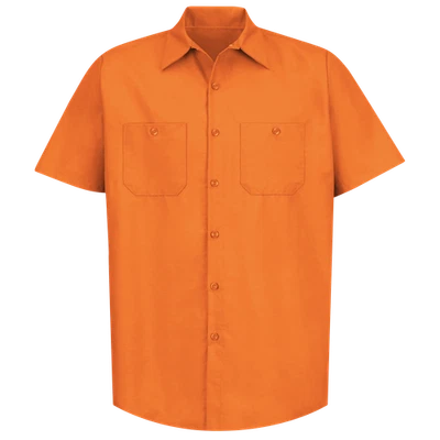 Camisa de trabajo industrial de manga corta Red Kap para hombre Foto 1 de 3