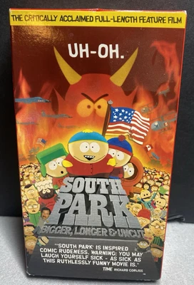 South Park: Bigger, Longer  Uncut Movie  (VHS, 1999) VHS  - Image 1 of 4