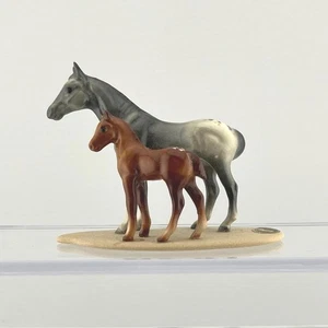 Hagen Renaker Vintage Miniature Retired Figurine Mom and Foal - Picture 1 of 5