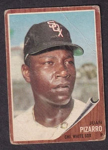 1962 Topps baseball card #255 Chicago White Sox Juan Pizarro - Picture 1 of 2