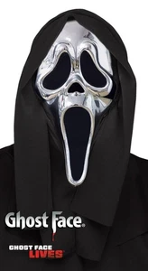 FunWorld Officially Licensed Scream Ghost Face Chrome Mask Costume Accessory - Picture 1 of 1