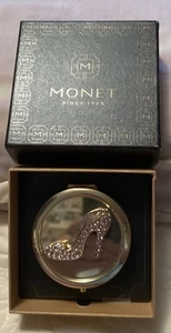 monet mirrored High Heel Shoe compact - Picture 1 of 5