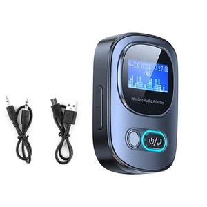 New Bluetooth 5.3 USB Wireless Transmitter Receiver Audio Adapter 3.5mm Aux - Photo 1/11