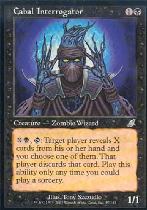 Cabal Interrogator -Foil Medium Play MTG Scourge - Image 1 of 1