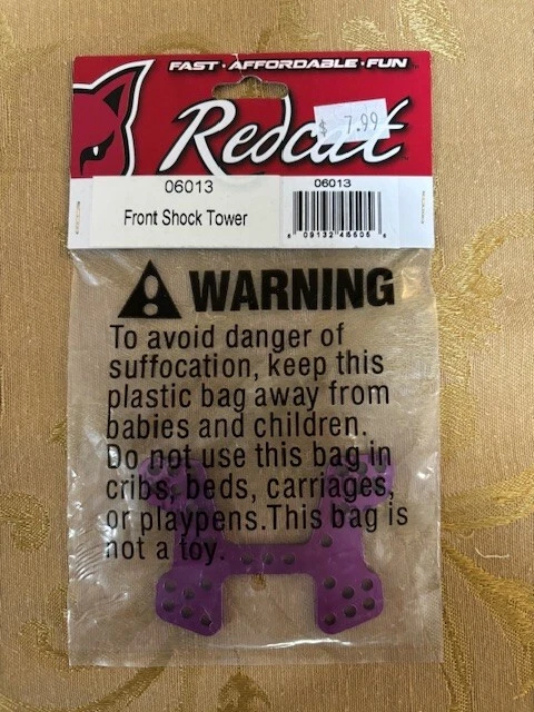 Redcat Part #06013: Front Shock Tower, Purple - Image 1 of 1