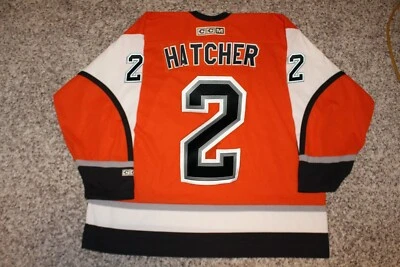 CCM Philadelphia Flyers 4th Gen Mens Derian Hatcher Hockey Jersey Size XXL Sewn - Image 1 of 2
