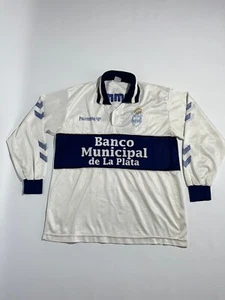 camiseta fútbol GIMNASIA Y ESGRIMA (argentina) home HUMMEL 1996 manga larga #5 - Picture 1 of 4