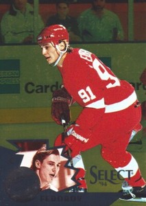 1994-95 Select Hockey Gold #10 Sergei Fedorov Detroit Red Wings
