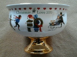 CHARLES WYSOCKI TELEFLORA 2000 LOVE BOWL - Picture 1 of 5