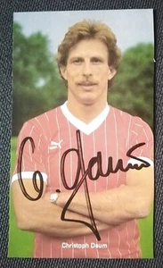 6553 Christoph Daum 1. FC Köln 1985/86 Autogrammkarte original signiert - Picture 1 of 2