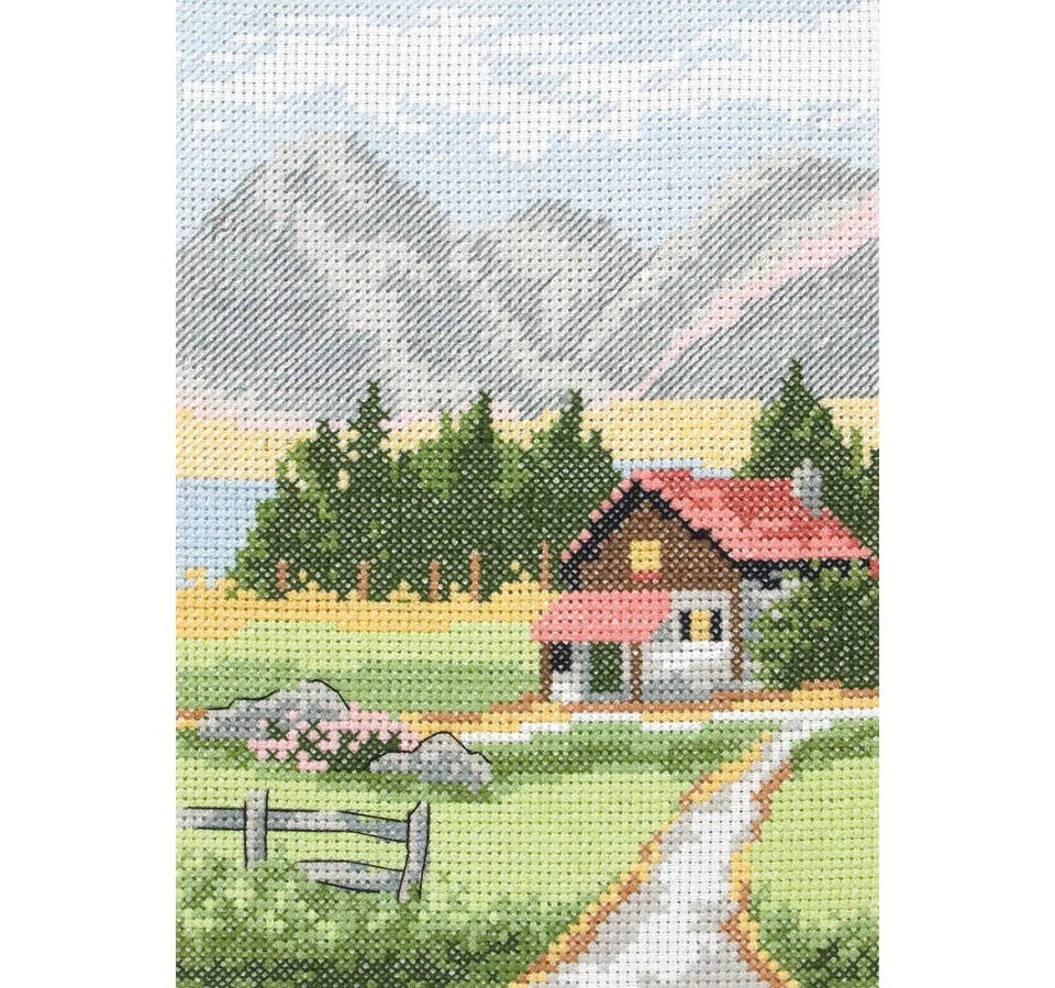 Anchor Cross Stitch Kit - Alpine Lodge AK128 - Image 1 of 1