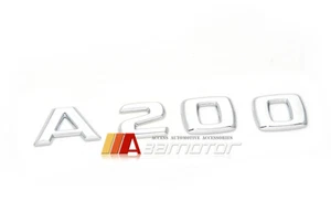 A-Class Trunk Rear Emblem Badge Chrome Letters A200 fits Mercedes Benz W169 W176 - Picture 1 of 1