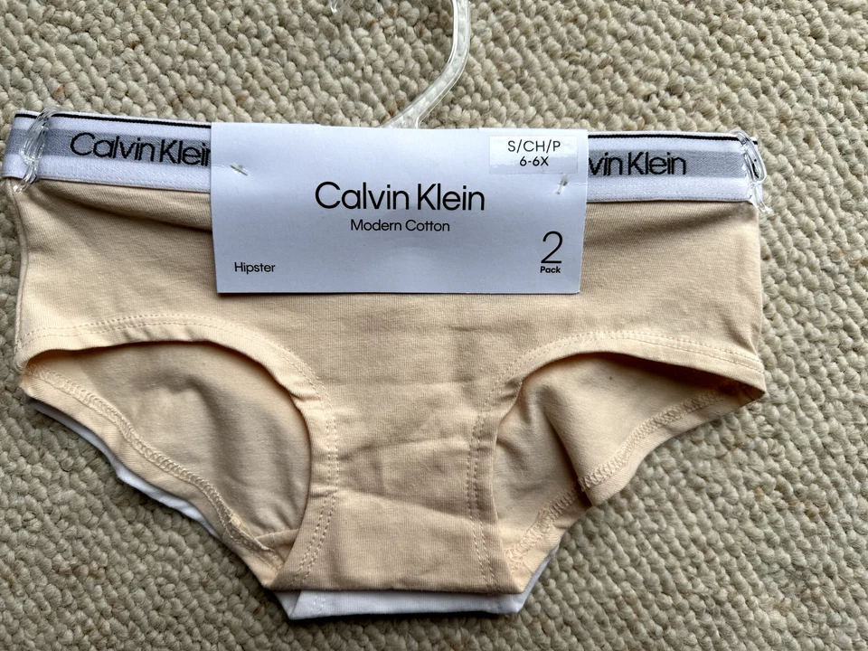 NWT CALVIN KLEIN Hipster Girls Panties/Underwear Sz XL 14-16 - Image 1 of 3