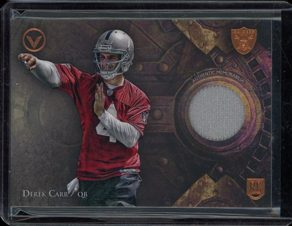 2014 Topps Valor Jersey #VPDC Derek Carr - Image 1 of 1