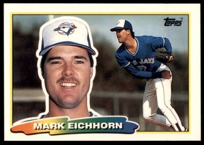 1988 Topps Big Mark Eichhorn 2088b Toronto Blue Jays #208 - Image 1 of 2