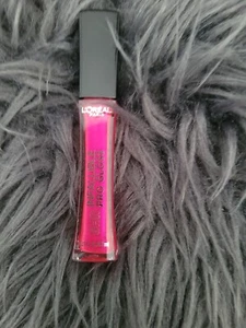 L'Oreal Infallible 8 HR Le Gloss Liquid Lipstick 140 Pink Topaz 0.21 fl. oz - Picture 1 of 3