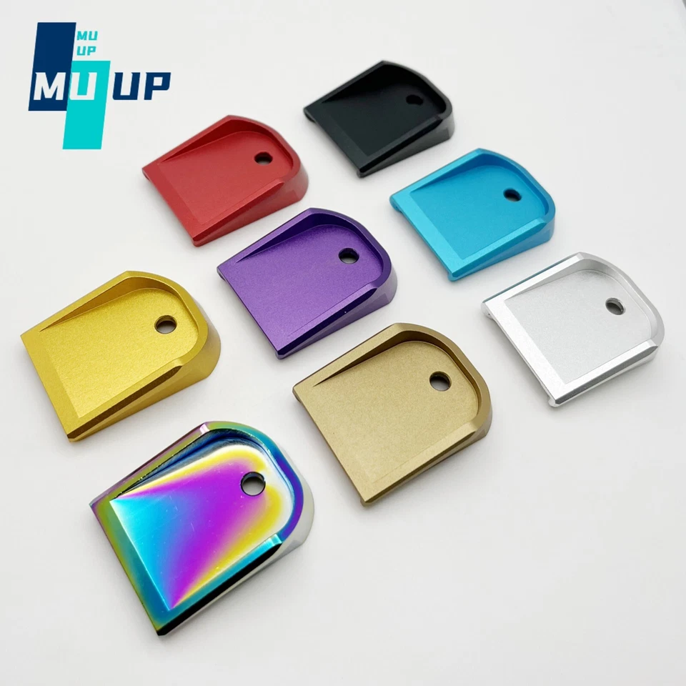 Magazine Base Plate for Glock Gen 1-5  Fit 17-45 9mm .357 .40 .45 GAP Aluminum - Image 1 of 1