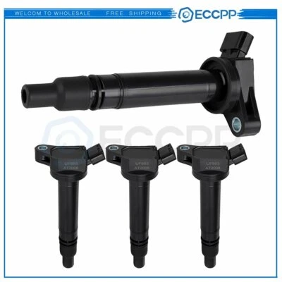 4 Pack of UF663 Ignition Coil For Scion iQ 1.3L l4 2012 2013 2014 2015 GN10909 - Image 1 of 4