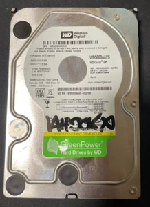 disque dur 500 go western digital blue , 3.5 pouce , SATA 3.0 Gb/s WD5000AAVS - Photo 1/1