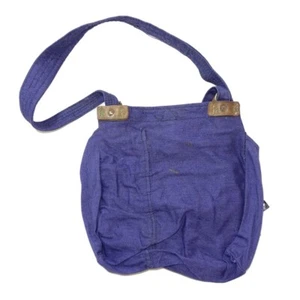 Romanian Army Surplus Cotton Canvas BLUE shoulder messenger Breadbag - Picture 1 of 2