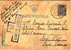 Romania, 1943, WWII Military Censored Stationery Postcard, Bucuresti postmark