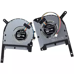 CPU Cooling Fan DFS5K12304363H FMLB W/Gpu Fan DFS5K12114262H FMC9 for A - Picture 1 of 12