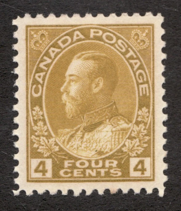 Canadá 1922 Sc# 110 - 4¢ KGV Almirante de la Flota. MNH en estado bastante bueno  Foto 1 de 1