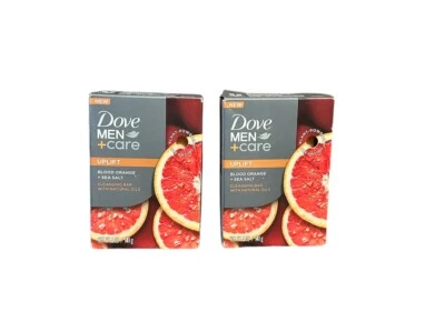 Jabón en barra limpiadora Dove Men+Care Blood Orange + Sea Salt, 5 oz, paquete de 2 Foto 1 de 2